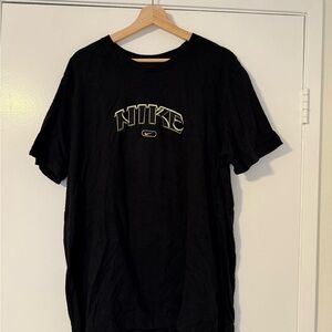 Nike Men's Black Tee with Logo